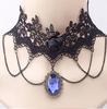 Accesorios transfronterizos para mujer, correa para el cuello, corte gótico, Spice Girl, cadena para el cuello, collar de encaje, gargantilla, cadena para clavícula, collar vintage