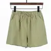 Pantalones Cortos Casuales de Algodón y Lino Talla Grande para Mujer Pierna Ancha Pantalones para Casa Playa Pantalones Cortos Calientes Verano Sueltos Casuales Pantalones Deportivos