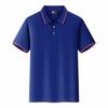 Atacado Camisa Polo Manga Curta Roupas Publicidade Camisa Cultural Produção Algodão Gola Polo Camiseta Roupa de Trabalho Impressão de Logo Bordar