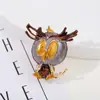 Personalidade criativa transfronteiriça liga gota de óleo pequeno monstro coruja broche moda Coringa pin broche joia atacado
