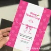 Tarjetas de Felicitación para el Día de la Madre, Tarjetas con Mensajes de Cumpleaños, Tarjetas Creativas Transfronterizas, Tarjetas de Felicitación Florales para Festividades, Venta al por Mayor de Fabricantes
