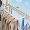 Cabide de Roupas para Grade de Janela, Varal de Janela, Suporte de Pendurar para Varanda, Cabide Simples para Toalhas, Ferramenta de Secagem Externa