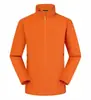 Chaqueta ligera de una sola capa con cuello alto y forro de malla de fibra de poliéster pongee de alta elasticidad, adecuada para ropa de trabajo corporativa y actividades de team building