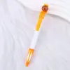 Nova caneta esferográfica de basquete, caneta promocional de basquete giratória, caneta de presente, caneta em formato de bola giratória para alívio do estresse, pode ser impressa com logo