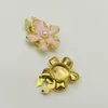 Cubierta de Botón Decorativa de Flor de Perla Europea y Americana Transfronteriza, Accesorio de Aleación Desmontable para Puño de Camisa de Traje