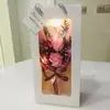 38 Dia Internacional da Mulher 8 de Março Dia da Deusa Presente para Namorada Pequeno Buquê Rosa Flor Eterna Dia da Formatura Girassol