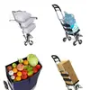 Carrito de Compras Silencioso, Carrito Ligero de Arrastre Manual, Carrito Plegable, Modelo Nuevo para Uso Doméstico, Carrito de Compras para Personas Mayores