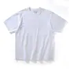 Camiseta de Algodón Puro Pesado para Mujer de 250g, Estilo Unisex Versátil Casual, Color Sólido, Corte Holgado, Top Sencillo de Manga Corta Talla Grande Venta al por Mayor