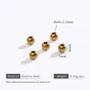 Cuentas de Cubo Chapadas en Oro que Conserva el Color Cuentas Facetadas Cuentas de Esquina Cortada para Manualidades Cuentas Sueltas Accesorios para Joyería Cuentas de Flor Cortada Doradas Cuentas Espaciadoras de Posicionamiento