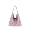 Yue Zi 2026 Otoño Temprano Nuevo Elegante Versátil Bolso de Hombro de Lunares de Gran Capacidad Ligero Bolso de Mano Casual