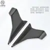 Deflector de Viento Modificado para Motocicleta Carenado Ala Izquierda y Derecha Paletas de Viento Adecuado para Cfmoto 250Sr Fun My22