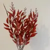 Arreglos florales de hoja de mimbre para decoración de pasillo de boda, pared floral, decoración de salón de bodas, arreglo de pared de fondo estilo bosque de plantas verdes, decoración de techo