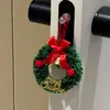 Guirnalda de Mini Decoración Navideña Imán Magnético para Refrigerador Puerta Atmósfera Decoración de Árbol de Navidad Regalo Creativo para Fiestas