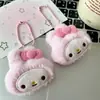 Llavero de Felpa Rosa Melody Muñeca Linda Colgante Bolso Estrella de Cinco Puntas Colgante Ropa Zapatos y Sombreros Accesorios Di