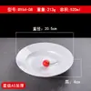 Louça de Hotel Prato de Jantar de Melamina Branca Imitação de Porcelana Prato para Pratos Frios Prato Assimétrico Doméstico Prato de Formato Especial para Restaurante de Arroz