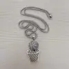 Colgante Personalizado de Aro de Baloncesto Collar Creativo de Hip-Hop Europeo y Americano Comercio Electrónico Transfronterizo Nueva Joyería Joyería Deportiva Fabricante
