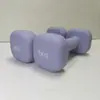 Mancuerna de Fitness para Mujer para Casa 2kg Par de Mancuernas de Hierro Fundido Sólido con Cabeza Cuadrada para Hombres Adolescentes y Niños Set de Hierro Puro