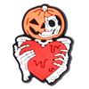 Série Halloween Pvc Borracha Macia Fantasma Engraçado Fivela Decorativa Removível Flor de Sapato com Furo Fivela de Sapato Acessórios DIY Transfronteiriços