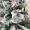Adornos de Joyería Simulación Conejo Pascua Animal Manualidades Jardín Navidad Regalo Boutique Colgante
