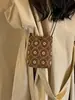 Bolsa Quadrada Fashion Yaozi, Bolsa de Mão Bordada Estilosa, Versátil e de Alta Qualidade, Bolsa de Mão com Alça de Ombro 2026, Mini Bolsa Transversal