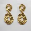 Pendientes Geométricos Personalizados Estilo Ins Transfronterizos Europeos y Americanos, Joyería de Diseño de Nicho, Clips para Orejas de Siete Perlas para Mujer