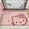 Alfombra de Piso de Barro Diatómico de Anime de Dibujos Animados para el Hogar, Entrada de Baño, Alfombra Absorbente de Agua, Fácil de Limpiar, Alfombra de Piso de Baño, Dropshipping