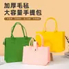 Fabricante de Bolsas Tote de Feltro, Bolsas de Feltro Simples para Armazenamento, Bolsas Tote Promocionais, Bolsas Tote Versáteis de Ombro para Compras, Feito Sob Medida