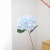 Hortênsia artificial grande em degradê de 72 peças 3D com camadas ricas e cores suaves cria uma atmosfera de casa suave e curativa