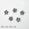 Os fabricantes fornecem contas de jateamento 6mm quebrado contas de vidro rachado 8mm diy frisado acessórios contas soltas atacado