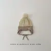 Gorro para Bebé Otoño e Invierno Cálido y a Prueba de Frío Lindo Oso Bola de Pelo Gorro con Protección para Orejas Bebé Cortavientos y Elegante Gorro Versátil de Poner