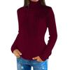 E-commerce transfronteiriço 2024 Amazon EBAY novo suéter feminino gola alta moda slim outono e inverno novo top
