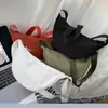 Bolso bandolera minimalista impermeable para cruzar fronteras, ligero, gran capacidad, bolso casual de media luna, bolso de pecho, bolso para mujer, venta al por mayor
