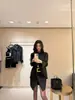 Estilo Igual de Ruth 2026Ss Nova Coleção Início da Primavera Ba1Mai* Fivela Dourada Elegante de Alto Padrão Saia Justa com Fenda