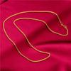 Novo colar Vietnam dourado alongado moda feminina corrente alongada atacado colar de 60cm