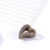 Pinza de Agarre Pequeña de 2.5CM Corazón Torcido Pinza para el Cabello de Mujer Pinza de Agarre para Flequillo Mate Pinza de Tiburón Agarrador de Cabello Tocado Transfronterizo