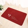 Tapete de Piso Absorbente de Agua Antideslizante para Entrada, Alfombra de Trébol de Cuatro Hojas para Dormitorio y Sala de Estar, Felpudo, Antideslizante y Resistente al Desgaste