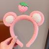 Faixa de cabelo de vento bonito Especial antiderrapante alfinete de cabelo para lavagem facial Internet Red Bee Butterfly Rabbit Headwear Rabbit Ear Headband Hair Bundle