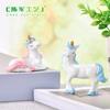 Regalo Creativo elegante unicornio escritorio hogar corazón de niña resina decoración decoración para hornear pasteles regalo exquisito