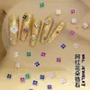 Joyería para Arte de Uñas de Zirconia de Lujo Ligero Nuevo Xiaohongshu Diamante Tridimensional Trébol Diamante Uña Diamante Pequeño Decorativo Diamante al por Mayor