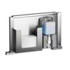 Caja de Pañuelos con Espejo de Acero Inoxidable Italiano Dispensador de Jabón Gabinete Escondido Caja de Pañuelos y Jabón de Acero Inoxidable Hogar
