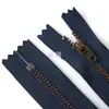 Em Estoque Zíper 3Yg Bronze Antigo Zíper de Fechamento Final para Jeans e Calças Casuais, Zíper Metálico Ykk, Venda Direta da Fábrica