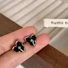 Pendientes de Turmalina en Grava de Piedra Natural para Mujer, Mini, Compactos, Sencillos, Versátiles, Modernos, Exquisitos, Dulces y Elegantes