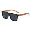Nuevas gafas de sol vintage de bambú y madera para hombre, gafas de sol modernas con protección UV, gafas de sol de moda