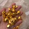 Ouro Areia Sólido Simulação Mini Liga Brilhante Pequenos Enfeites Presente Chinês Lingote