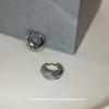 Aretes de Diamantes Micro-Incrustados Aretes de Media Luna Moda Europea y Americana Nicho Súper Brillantes Exquisitos Joyería de Hada para la Oreja Nuevo en 2024