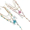 Collar de Verano con Flor de Dopamina de Múltiples Capas para Mujer 2026 Nuevo Accesorio Largo de Cadena para Clavícula de Gama Alta