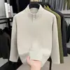 Moletom Casual Outono e Inverno Camada Base Gola Alta Masculino Manga Longa Bonito Cor Sólida Quente Fashionável Tendência De Rong Novo Estilo