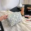 2024 Amazon Transfronterizo Nuevo Bolso Cosmético de Algodón Bolsa Grande para Almacenamiento de Cosméticos Bolso de Mano Portátil