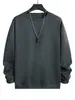 Sudadera de Color Caramelo, Corte Holgado, Color Sólido, Adecuada para Primavera, Otoño e Invierno, Unisex, Felpa Larga y Gruesa, Top Multifuncional, Camiseta Deportiva