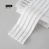 Venta directa de fábrica 6.5CM banda elástica de nailon de malla triangular colorida DIY cintura de vestido de mujer cinta elástica transpirable